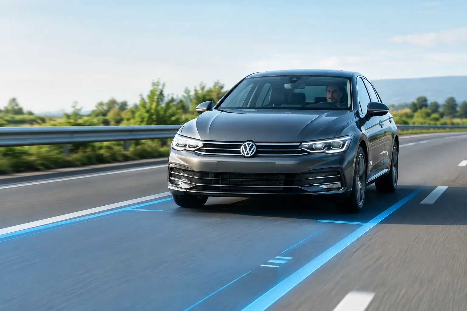 Activation du maintien de voie Volkswagen
