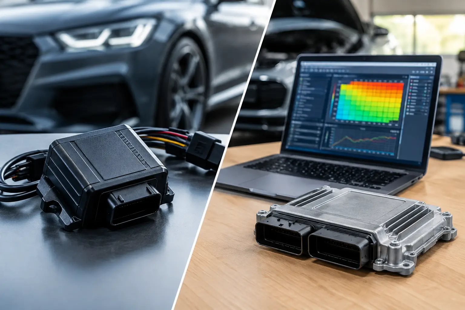Boîtier additionnel versus reprogrammation ECU