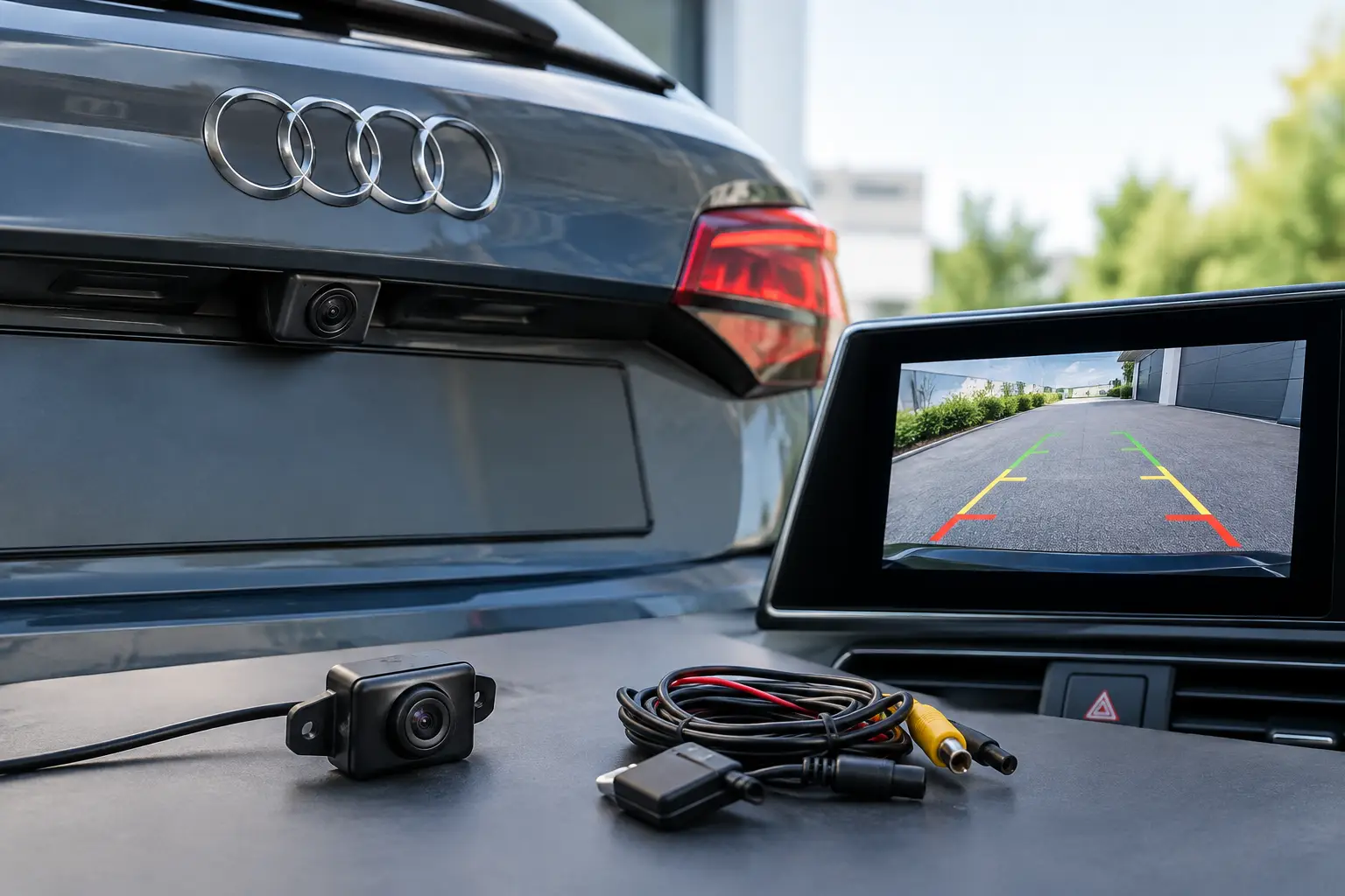 Installer une caméra de recul sur Audi