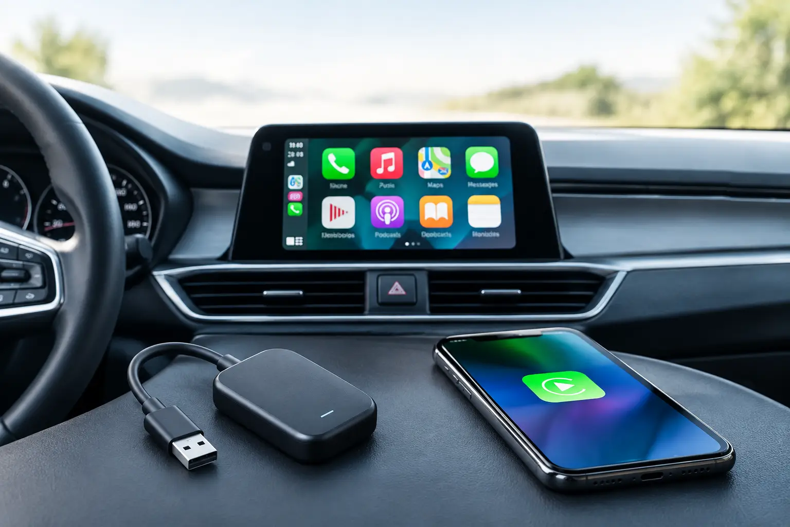 Adaptateur CarPlay ou activation native, que choisir ?